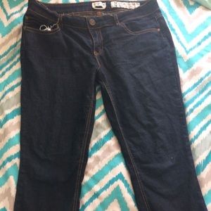 Capri style jeans
